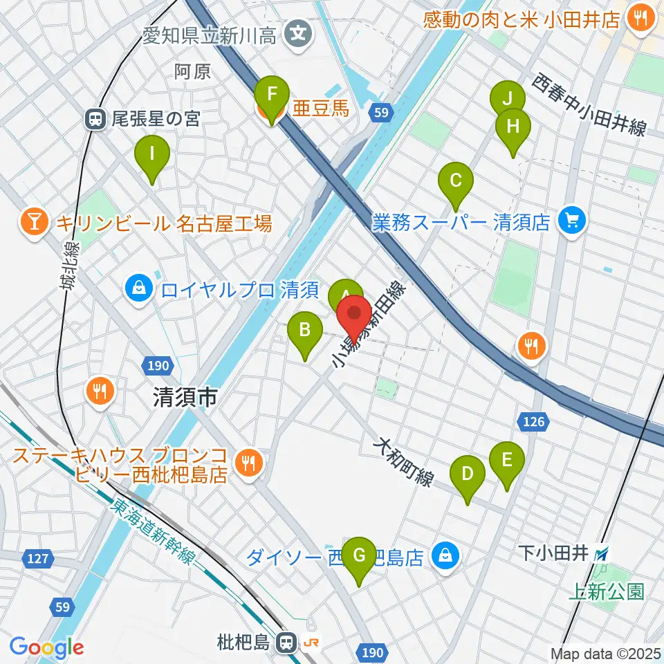 NEWS90周辺のカフェ一覧地図