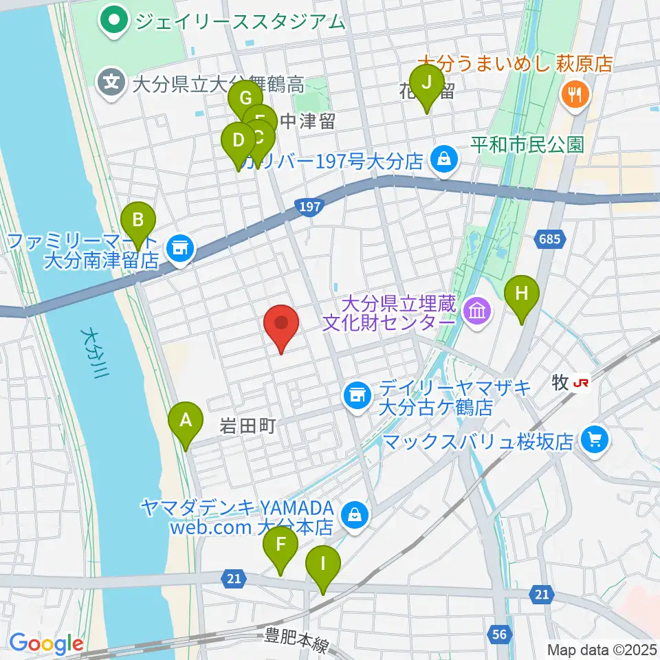 MUSIC HOLIDAY周辺のカフェ一覧地図