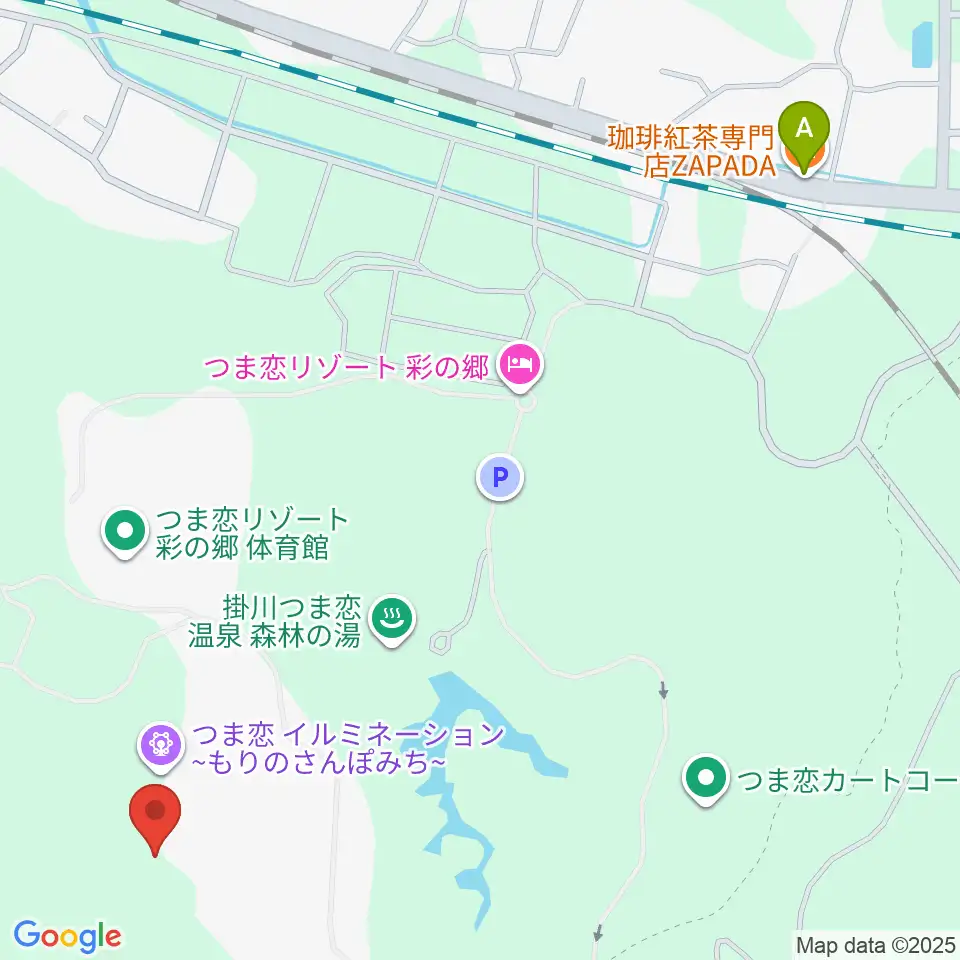 つま恋ミュージックガーデン周辺のカフェ一覧地図