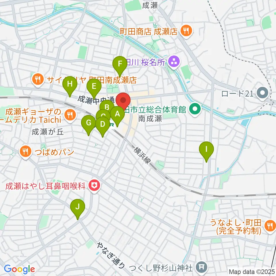 ソピックカルチャー周辺のカフェ一覧地図