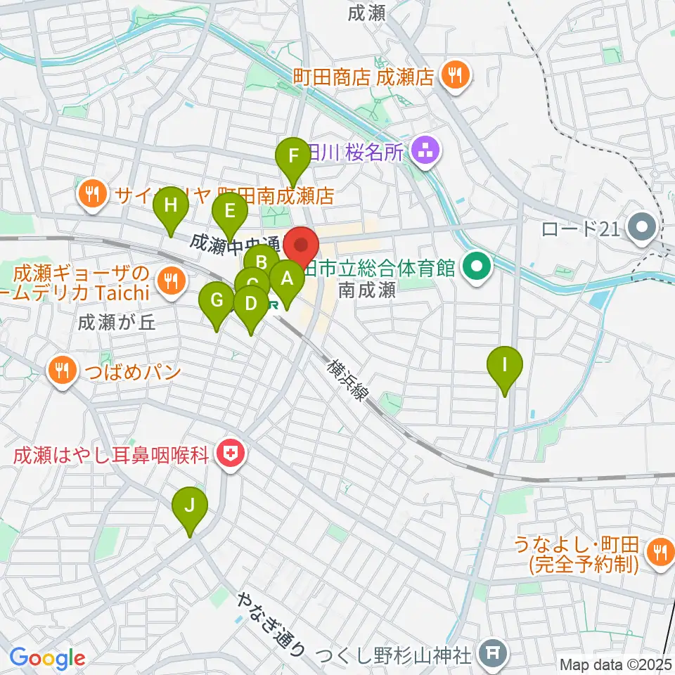 ソピックカルチャー周辺のカフェ一覧地図