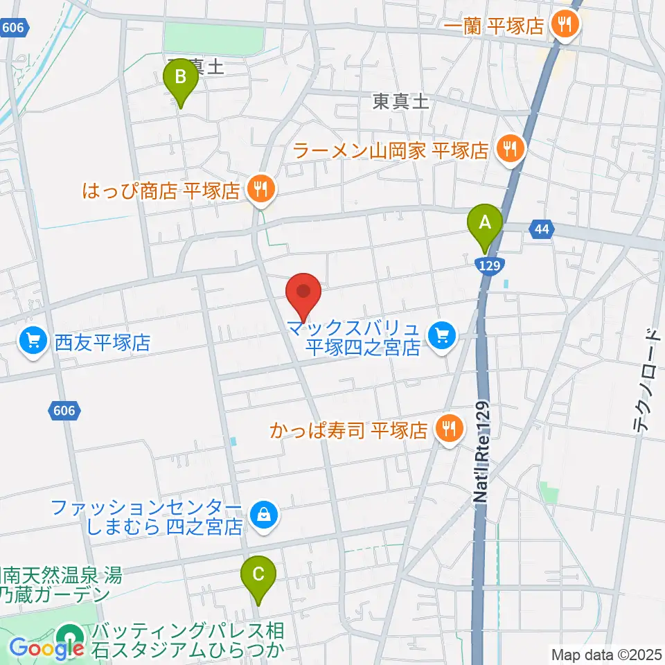 総合芸術学園ボア・コロンブ周辺のカフェ一覧地図