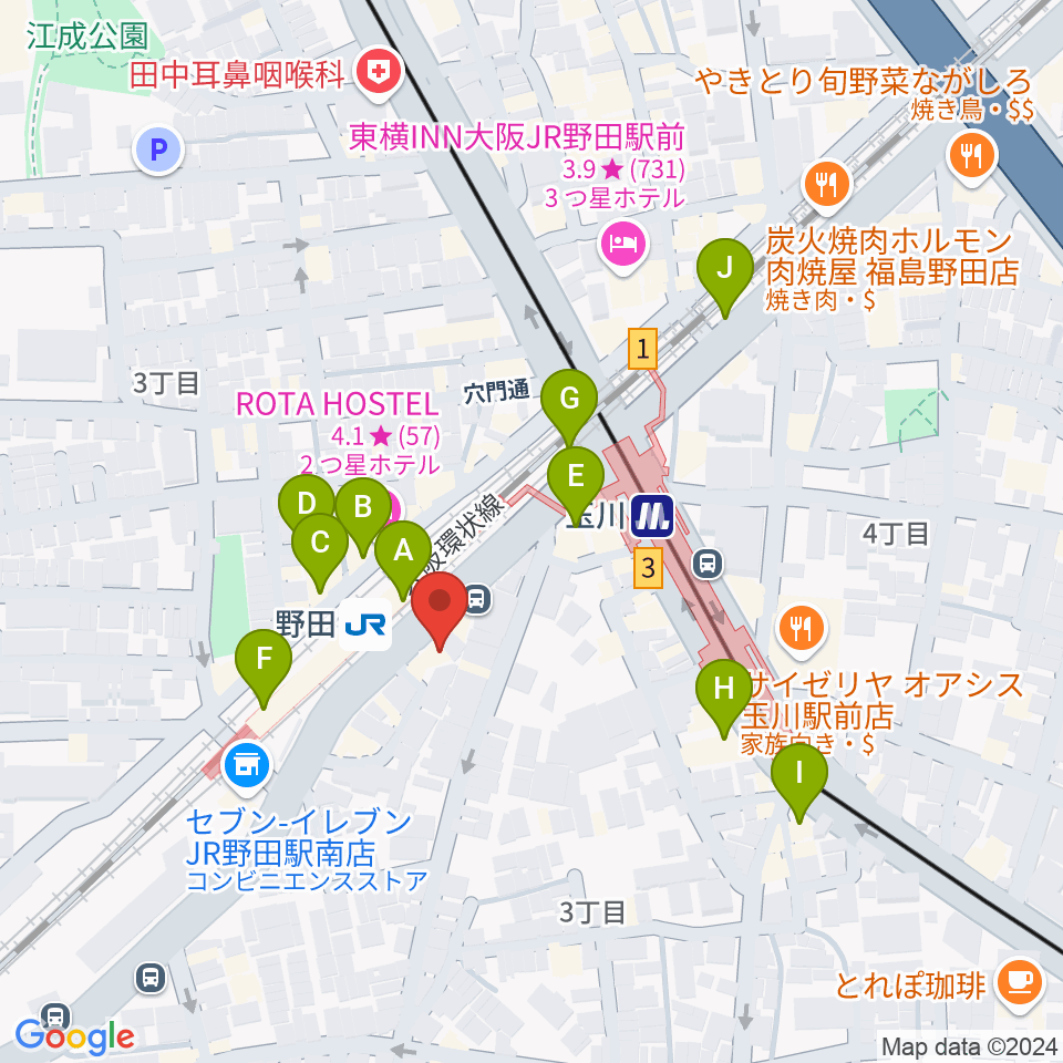 Matsuda Music School周辺のカフェ一覧地図