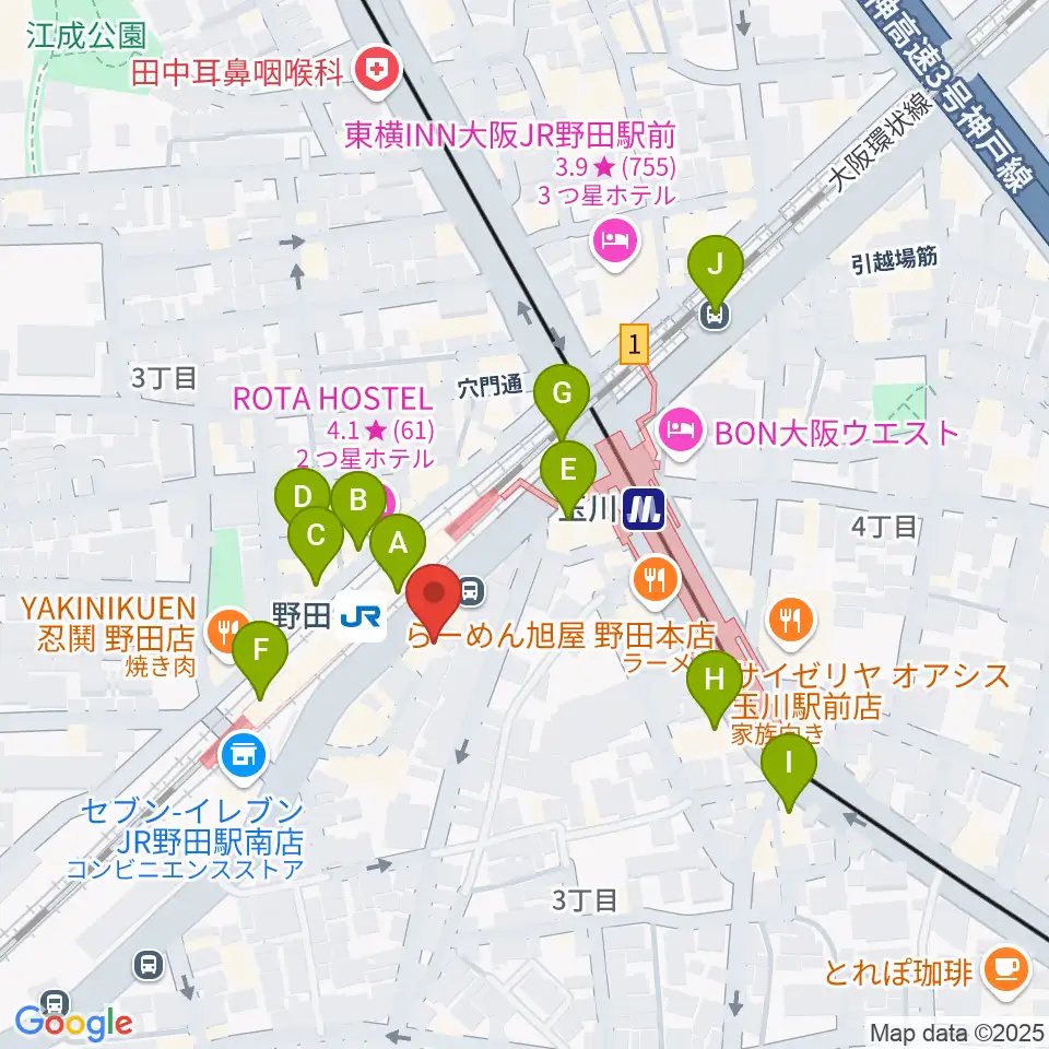 Matsuda Music School周辺のカフェ一覧地図