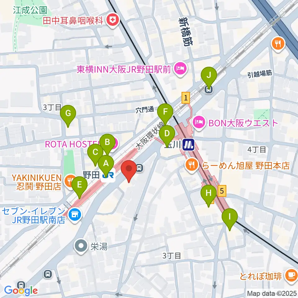 Matsuda Music School周辺のカフェ一覧地図