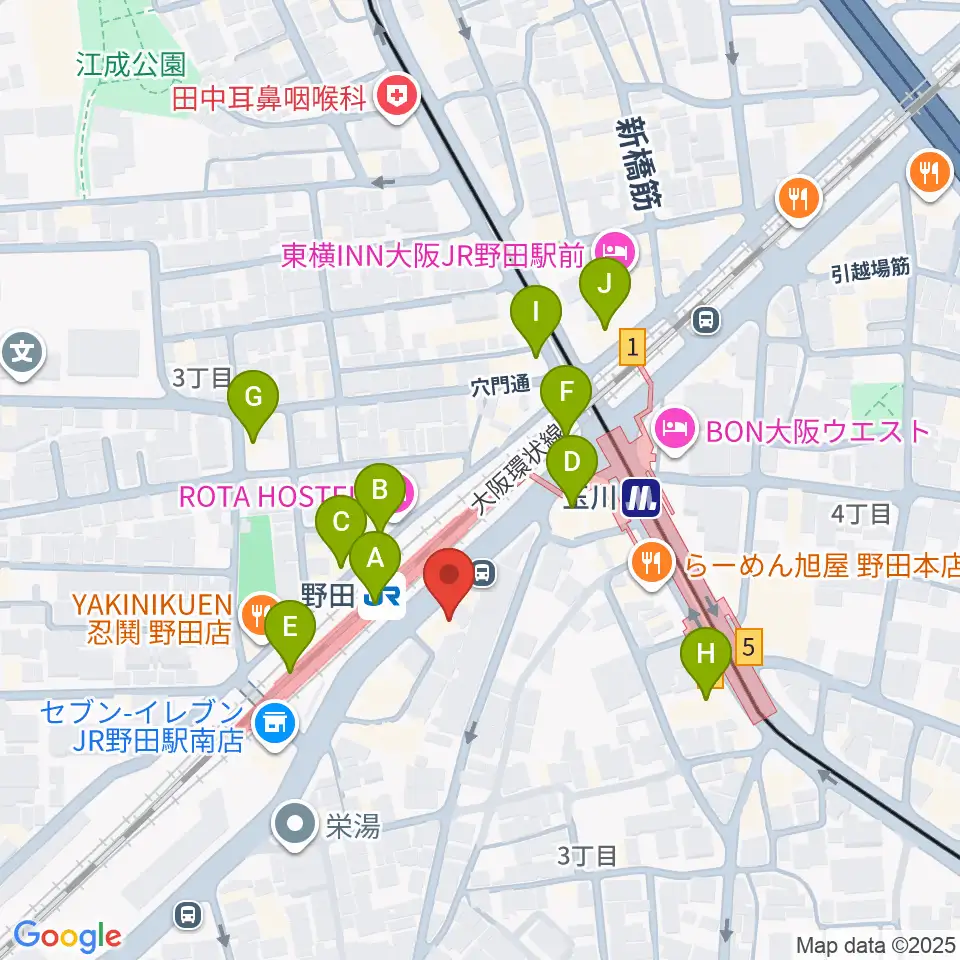 Matsuda Music School周辺のカフェ一覧地図