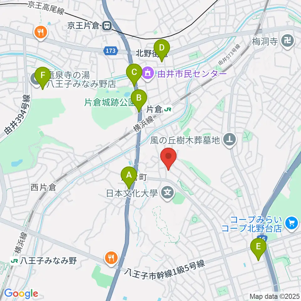 ムジークシューレ音楽教室周辺のカフェ一覧地図