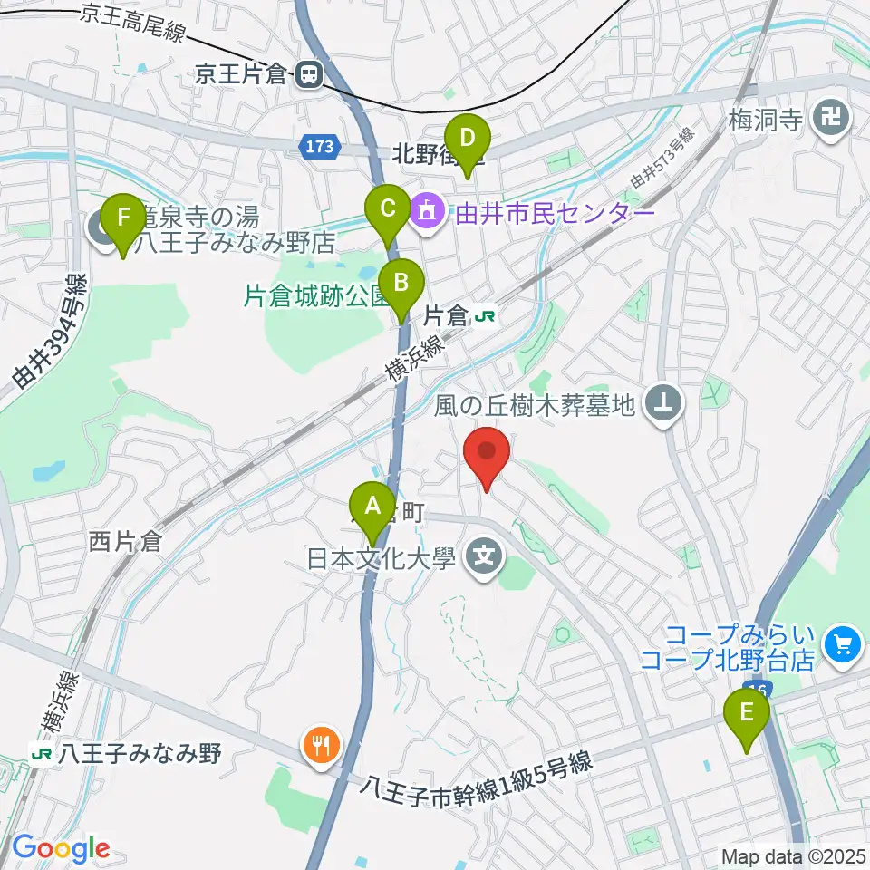 ムジークシューレ音楽教室周辺のカフェ一覧地図