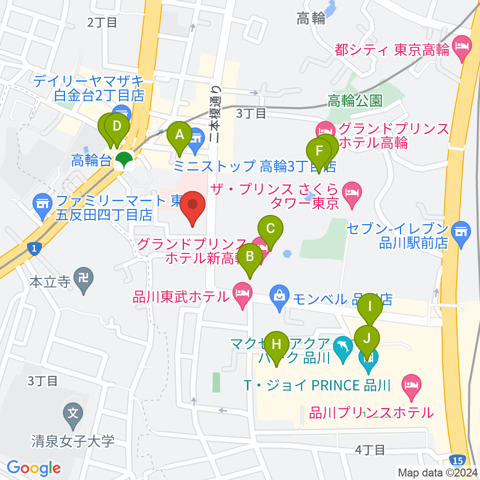 地唄箏曲美緒野会周辺のカフェ一覧地図