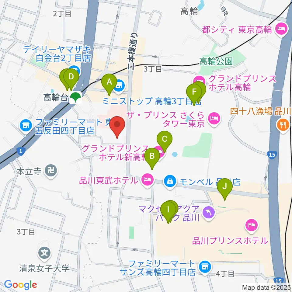 地唄箏曲美緒野会周辺のカフェ一覧地図
