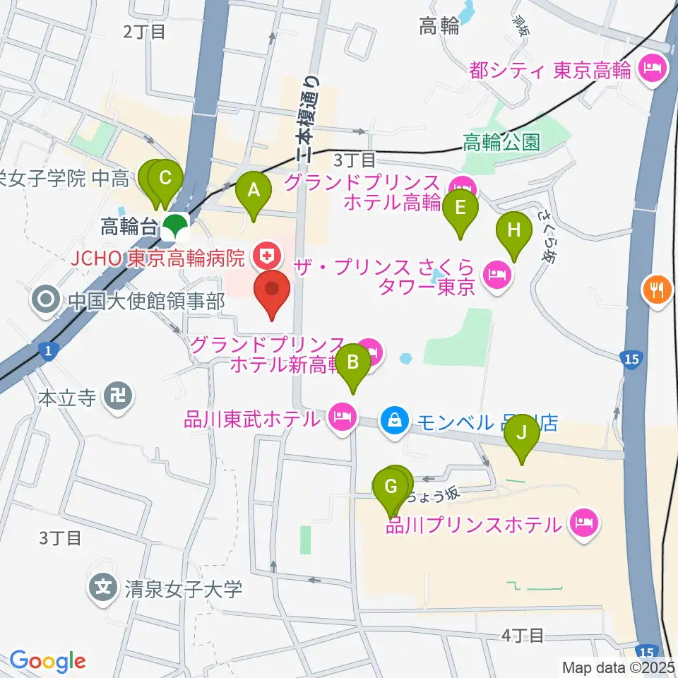 地唄箏曲美緒野会周辺のカフェ一覧地図