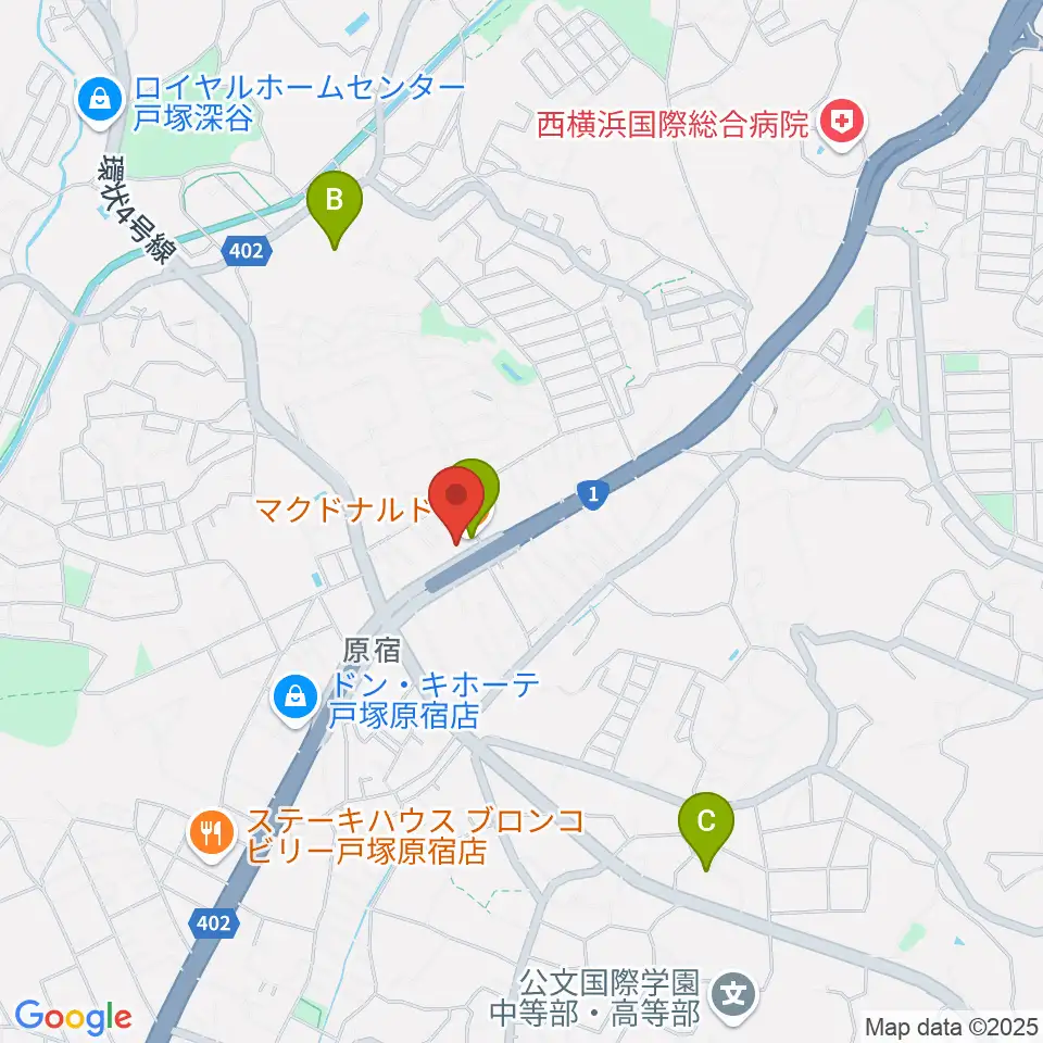 原宿音楽教室＆カルチャースクール周辺のカフェ一覧地図