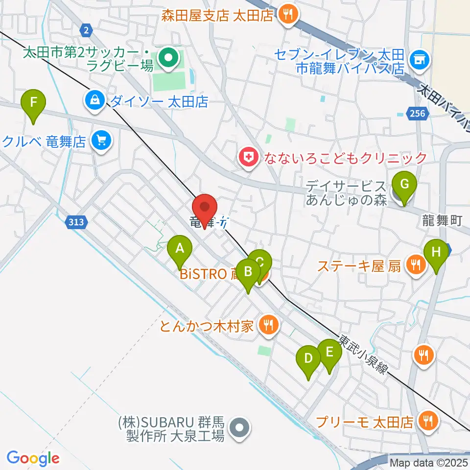 音楽サロン・シャコンヌ周辺のカフェ一覧地図