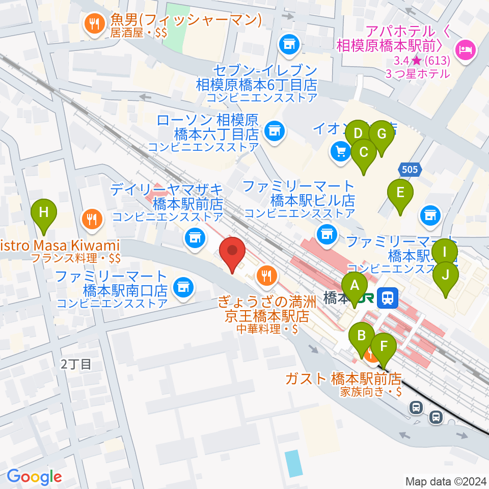 メリーミュージックアカデミー周辺のカフェ一覧地図