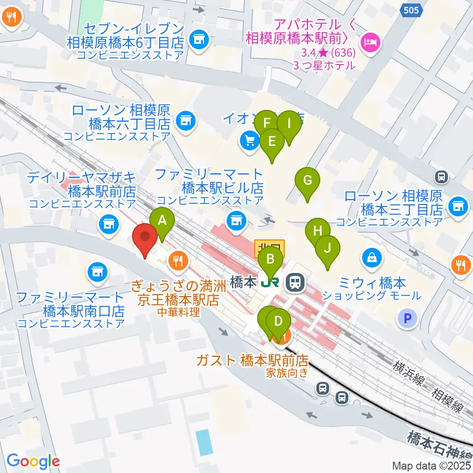 メリーミュージックアカデミー周辺のカフェ一覧地図
