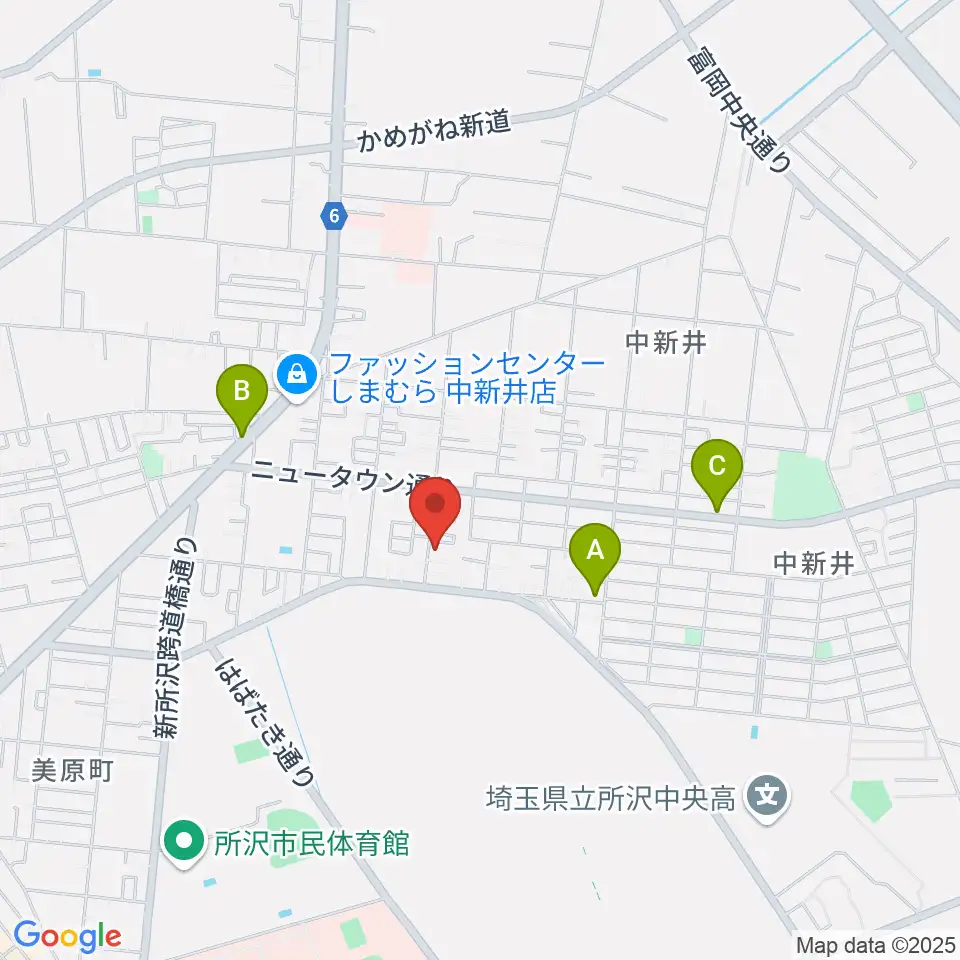 市川みどり音楽教室周辺のカフェ一覧地図