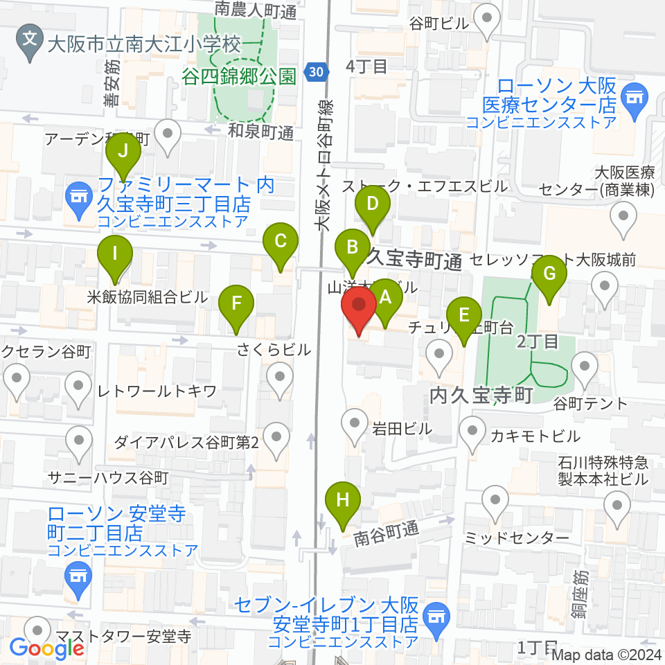 ムジークドルフ周辺のカフェ一覧地図