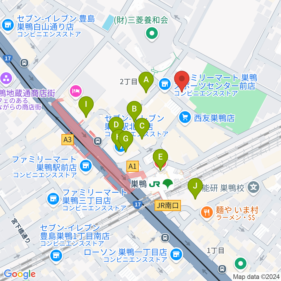 ミクロコスモスミュージックスクール周辺のカフェ一覧地図