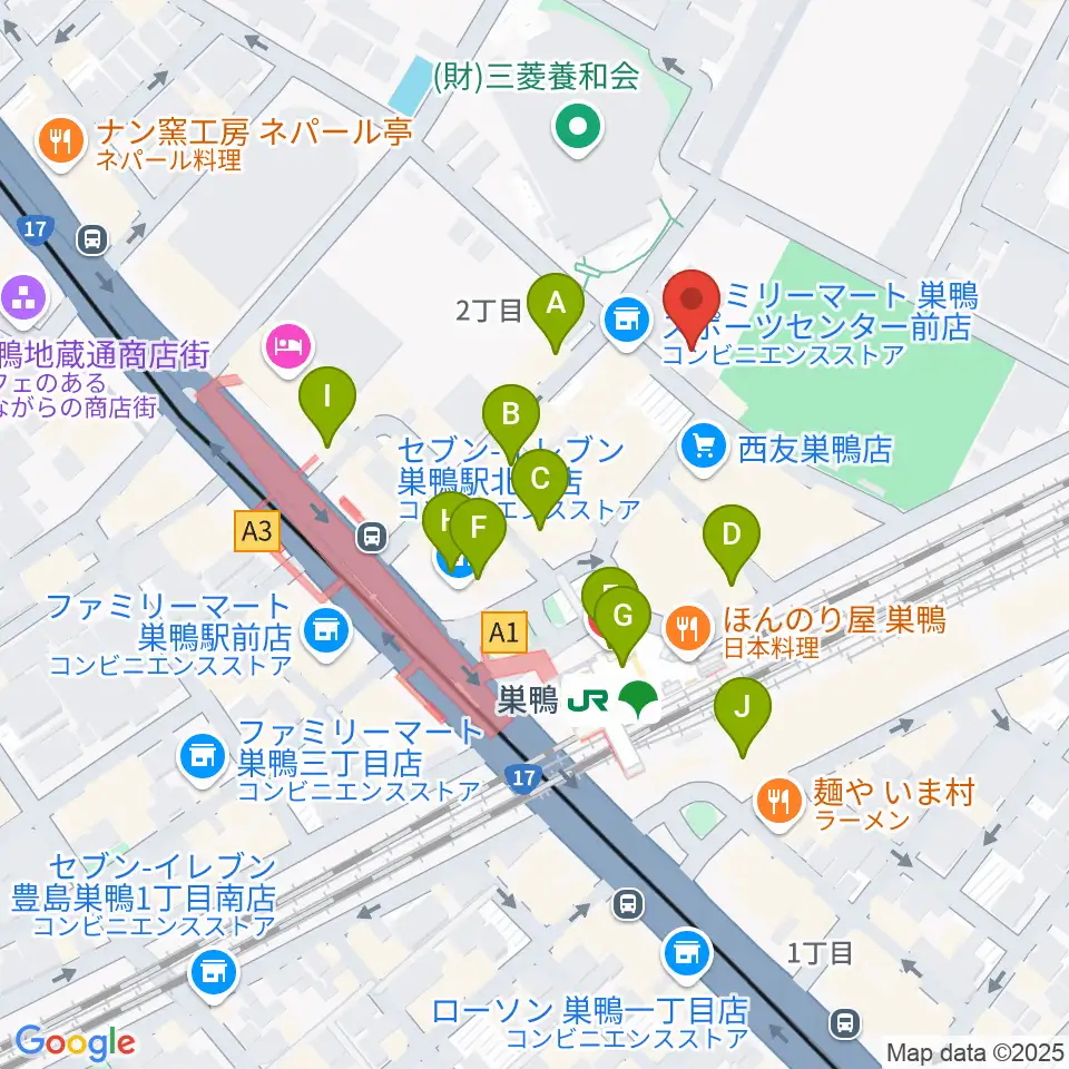 ミクロコスモスミュージックスクール周辺のカフェ一覧地図