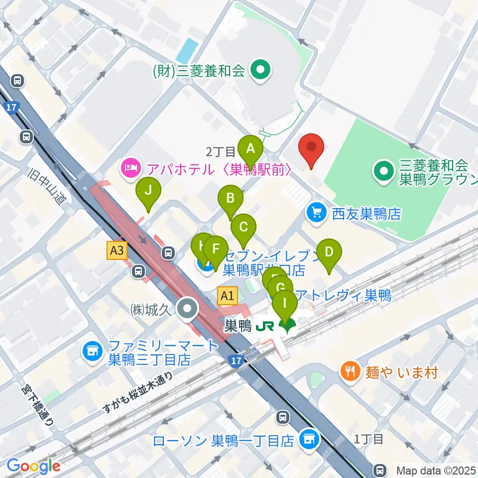 ミクロコスモスミュージックスクール周辺のカフェ一覧地図