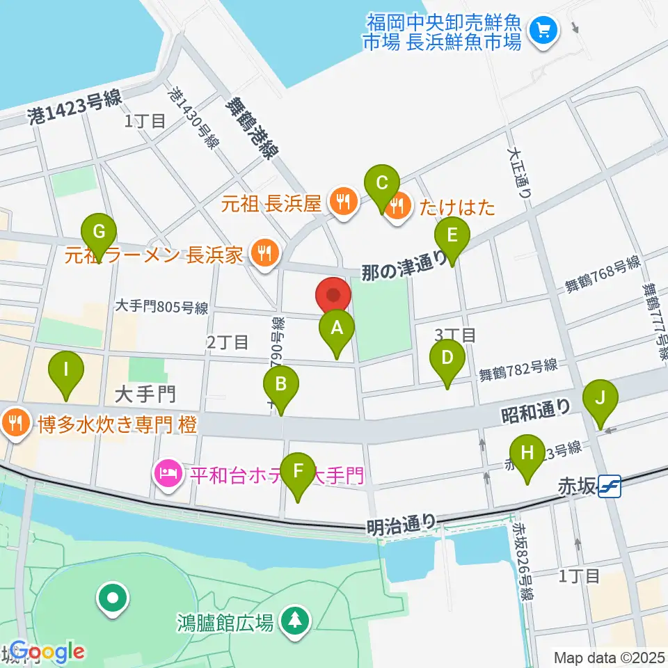 C&S学院周辺のカフェ一覧地図