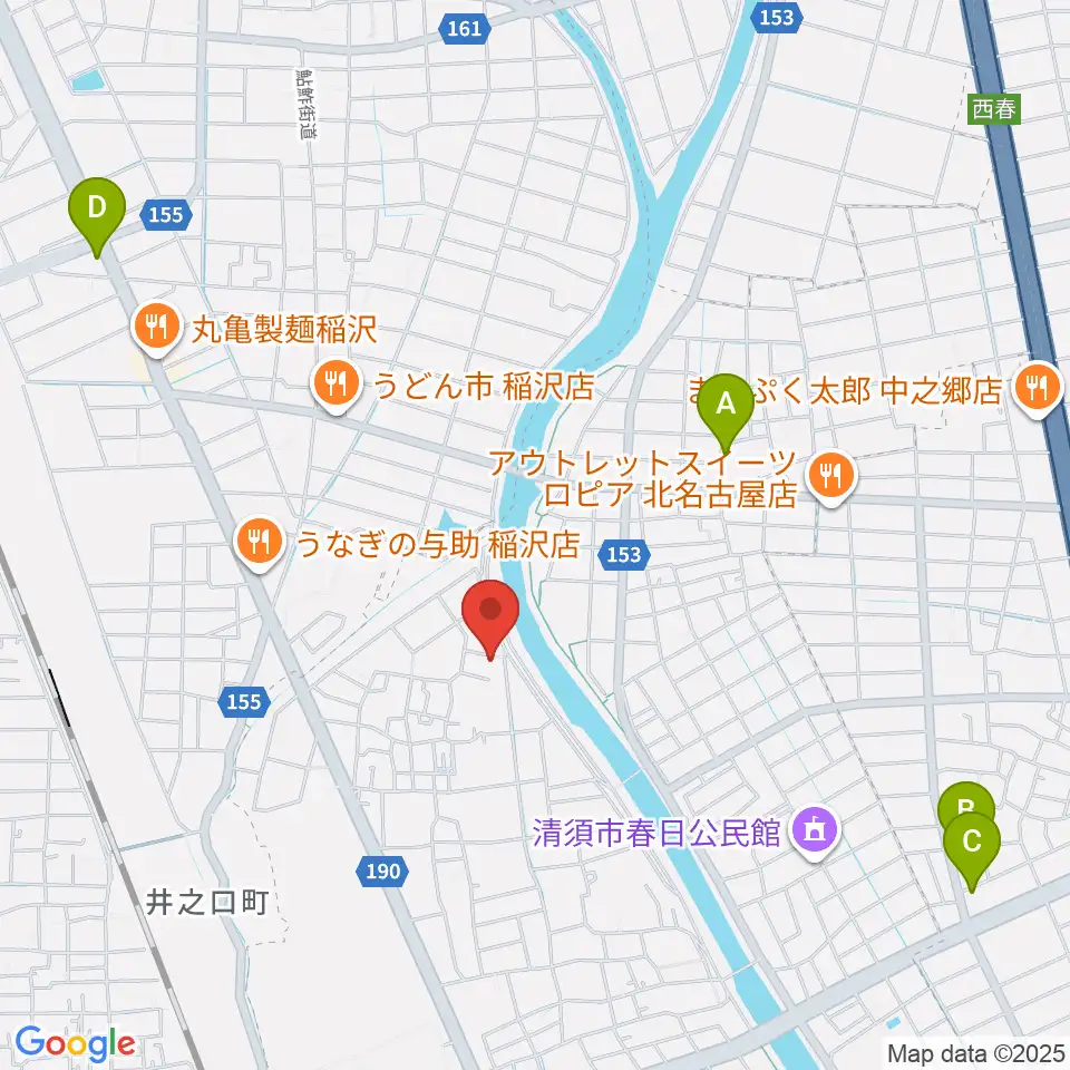 リュウケイミュージックネット周辺のカフェ一覧地図
