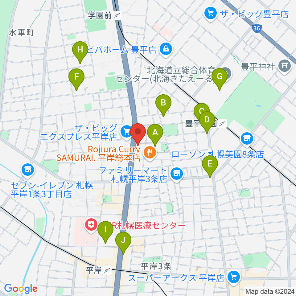 経専音楽放送芸術専門学校周辺のカフェ一覧地図