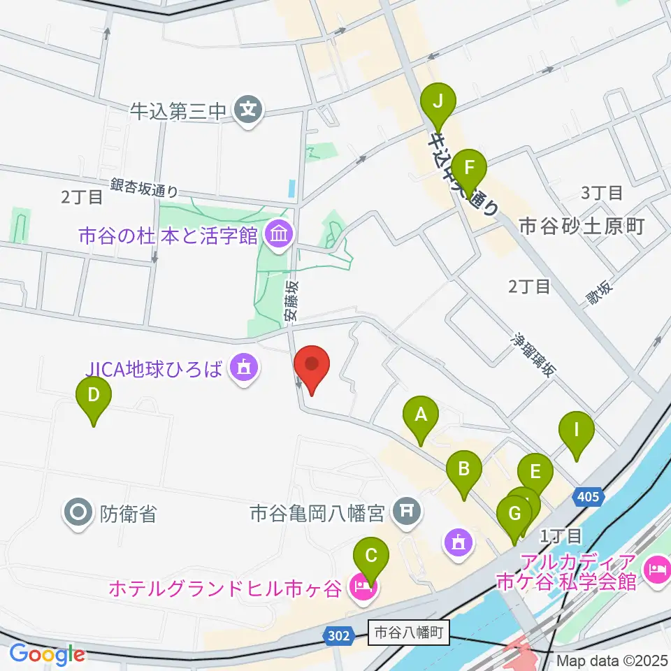 麗扇会日本文化学院周辺のカフェ一覧地図