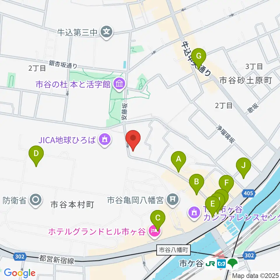 麗扇会日本文化学院周辺のカフェ一覧地図