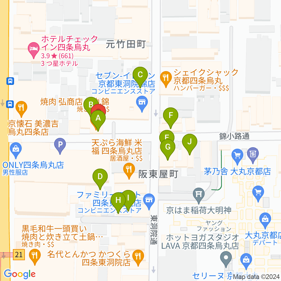 Voice Lab.周辺のカフェ一覧地図