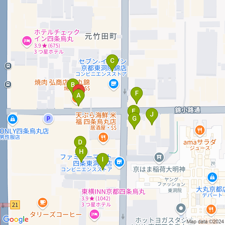 Voice Lab.周辺のカフェ一覧地図