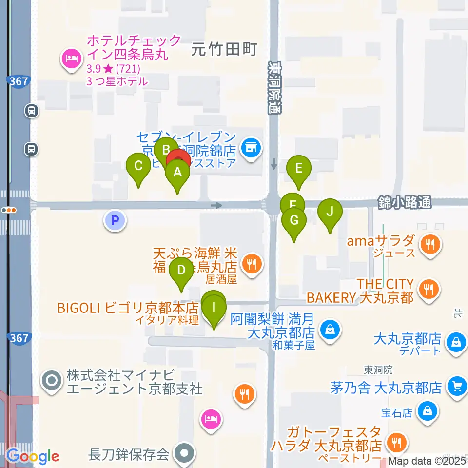 Voice Lab.周辺のカフェ一覧地図