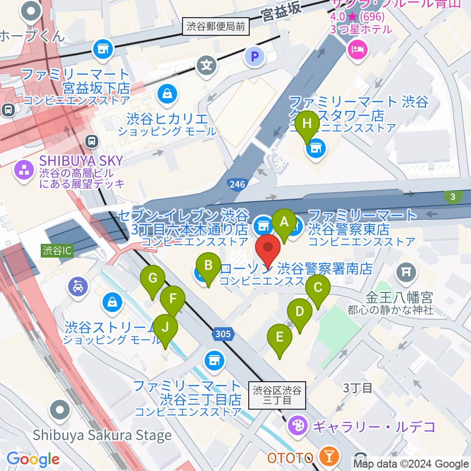 ニューベリーサウンド周辺のカフェ一覧地図