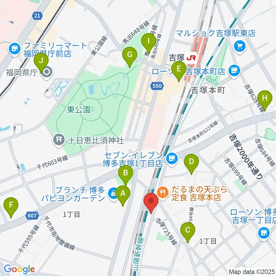 アールミュージックゆきむら梨江歌謡スクール周辺のカフェ一覧地図