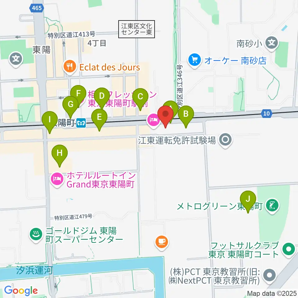 ドリームミュージック周辺のカフェ一覧地図