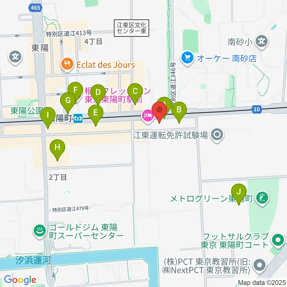 ドリームミュージック周辺のカフェ一覧地図