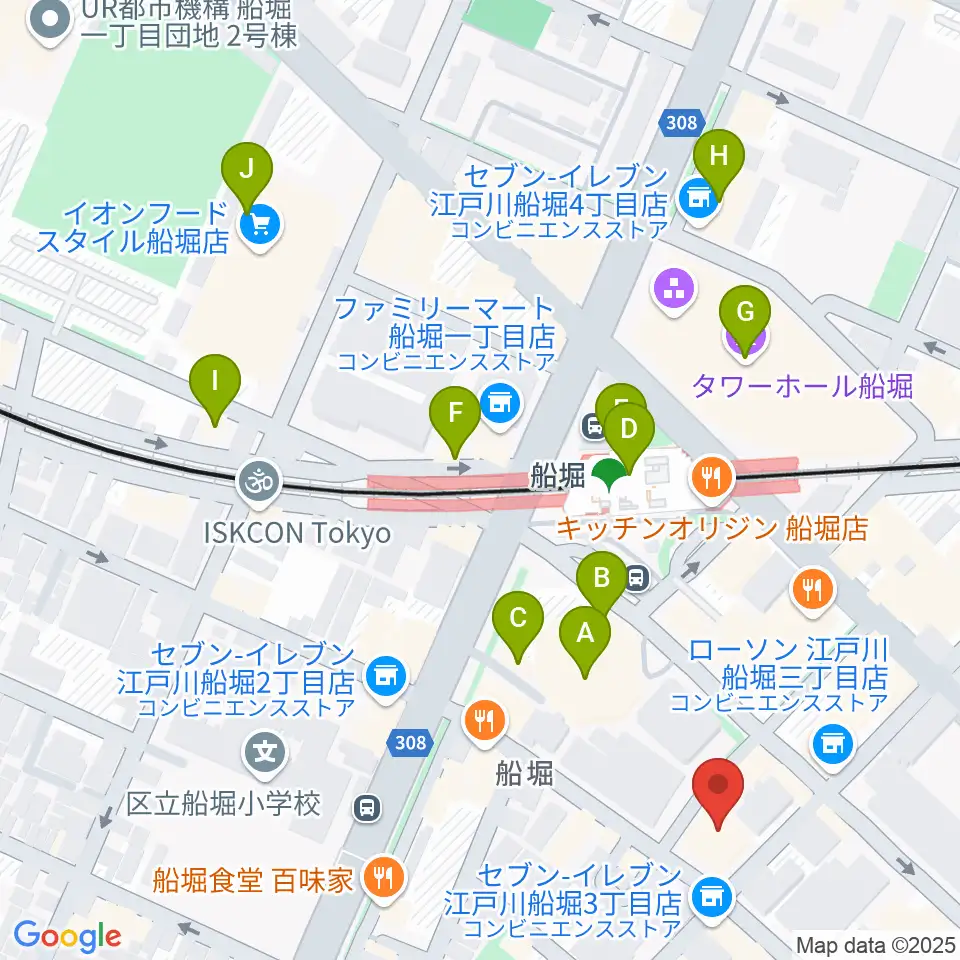 小林音楽教室 船堀教室周辺のカフェ一覧地図
