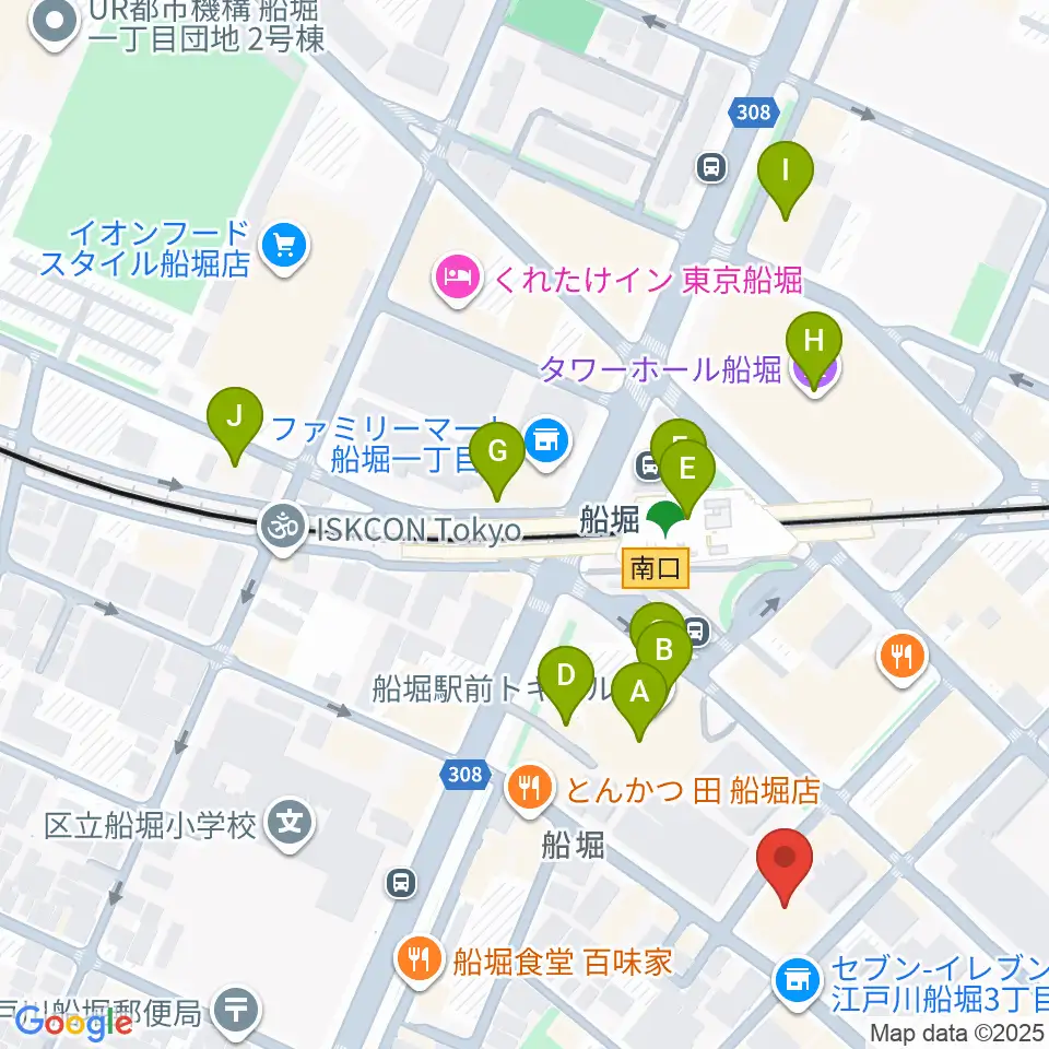 小林音楽教室 船堀教室周辺のカフェ一覧地図