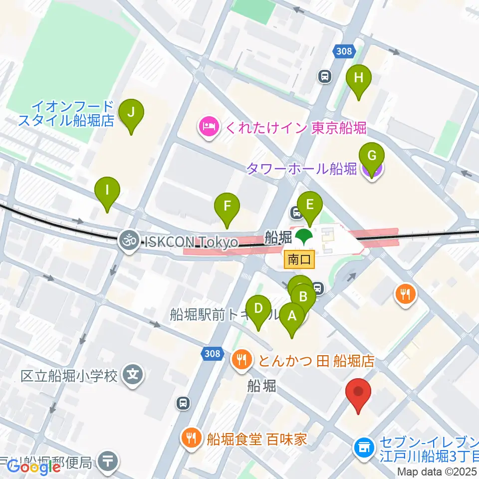 小林音楽教室 船堀教室周辺のカフェ一覧地図