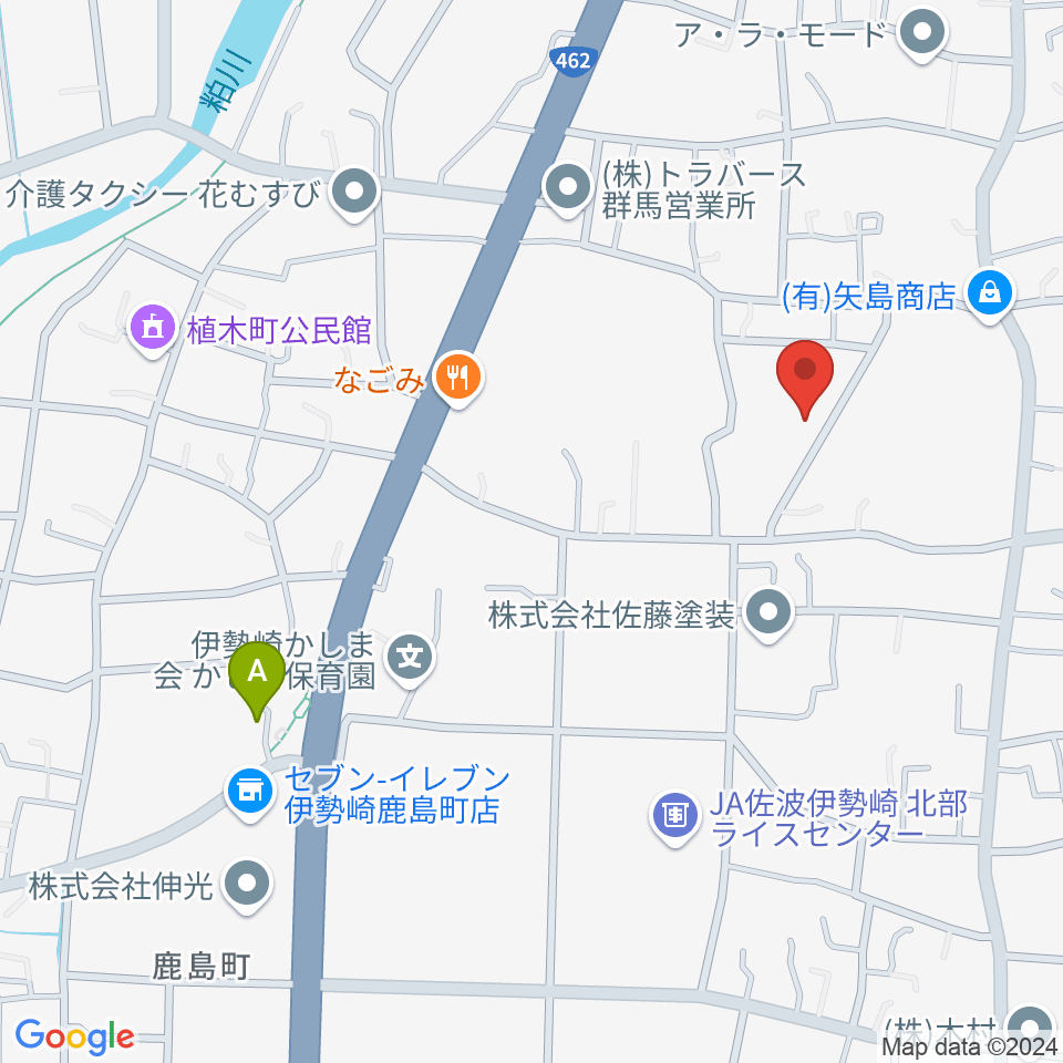 矢島音楽教室周辺のカフェ一覧地図