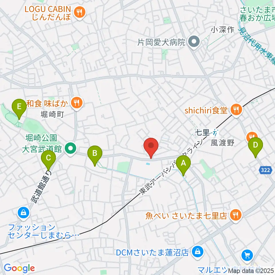 塚本音楽学院周辺のカフェ一覧地図