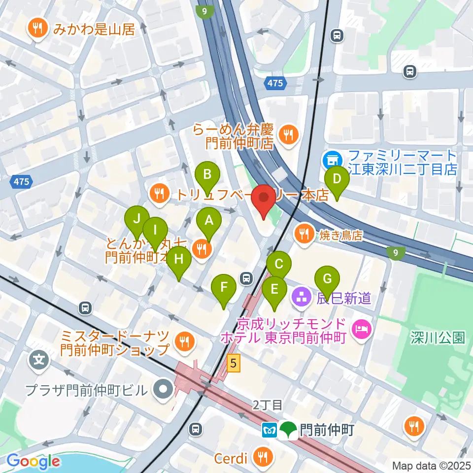 PAN VILLAGE周辺のカフェ一覧地図