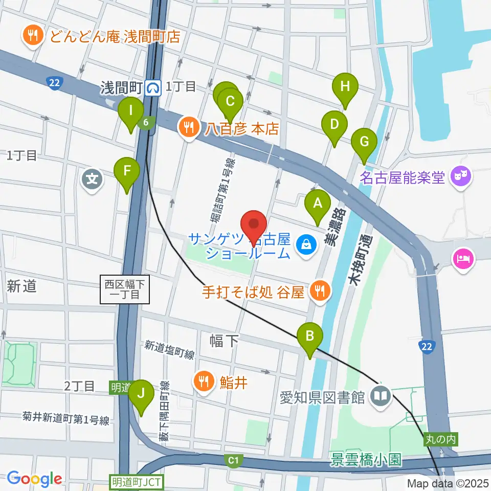 大正琴 澄音会周辺のカフェ一覧地図