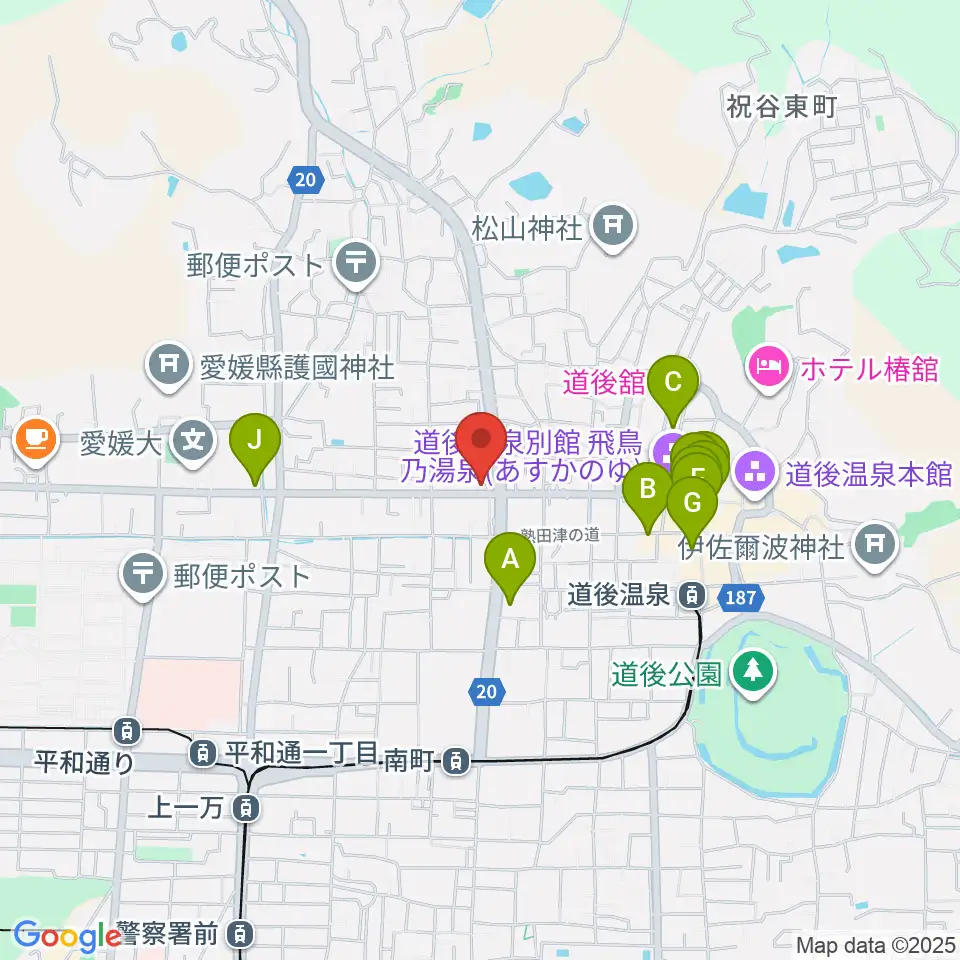 スタジオ Oto-Niwa周辺のカフェ一覧地図