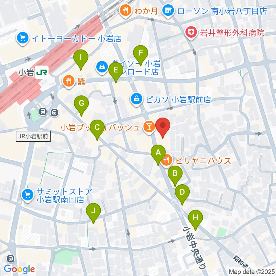 小岩STUDIO 2 TIMES周辺のカフェ一覧地図