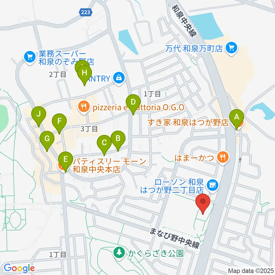 株式会社パワーステーション周辺のカフェ一覧地図