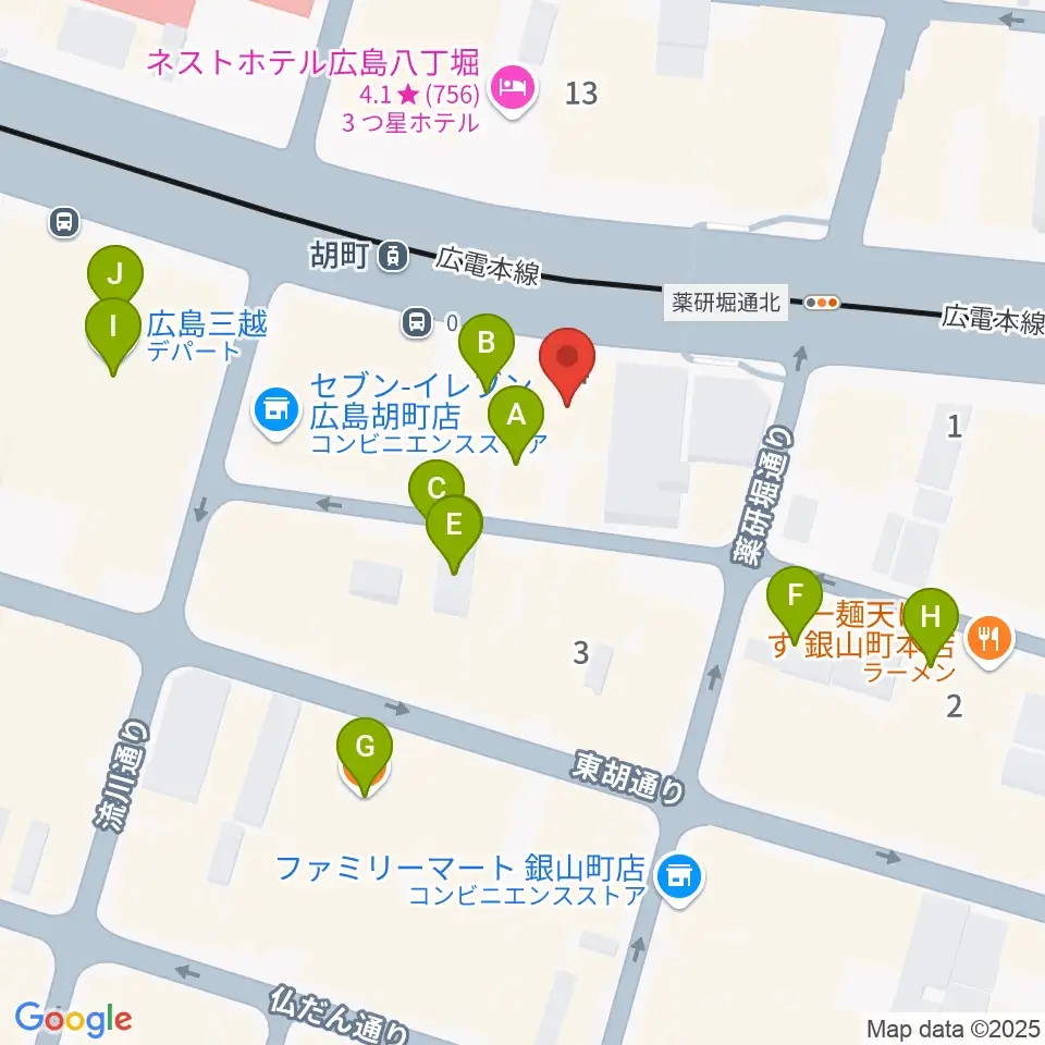 JM music Vocal School周辺のカフェ一覧地図