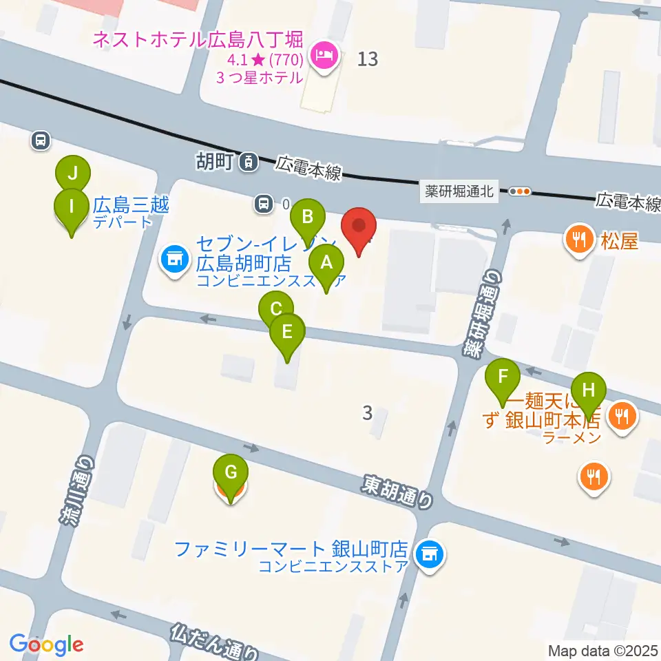 JM music Vocal School周辺のカフェ一覧地図