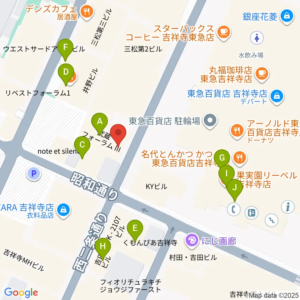 ROCK JOINT GB周辺のカフェ一覧地図