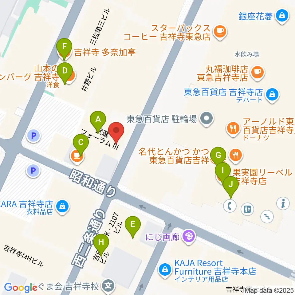 ROCK JOINT GB周辺のカフェ一覧地図